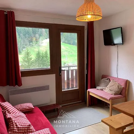 Confortable T2 Avec Coin Nuit Pour 4 Au Grand-bornand - Fr-1-458-203 Διαμέρισμα Le Grand-Bornand