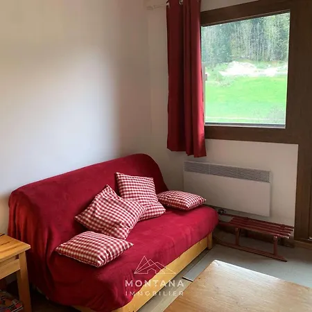 Confortable T2 Avec Coin Nuit Pour 4 Au Grand-bornand - Fr-1-458-203 Le Grand-Bornand